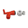 Raccordo 90° rosso per boiler