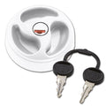 Tappo 3 razze Zadi con cilindretto • bianco