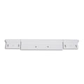 Cerniera alluminio bianco • 350 mm • 6 fori