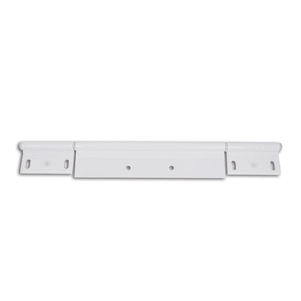 Cerniera alluminio bianco • 350 mm • 6 fori