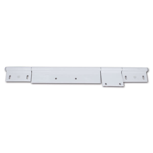 Cerniera alluminio bianco • 415 mm • 8 fori