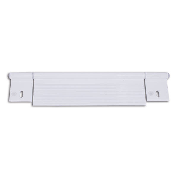Cerniera alluminio bianco • 290 mm • 2 fori