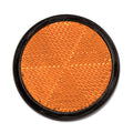 Catadiottro con perno centrale • arancio • Ø 60