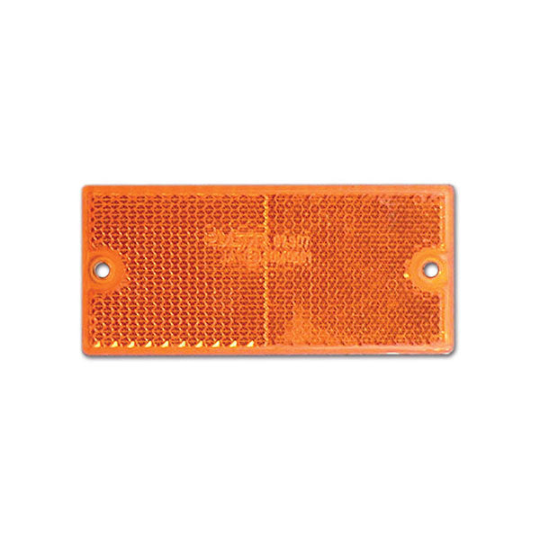 Catadiottro con fori • arancione • 105 x 48