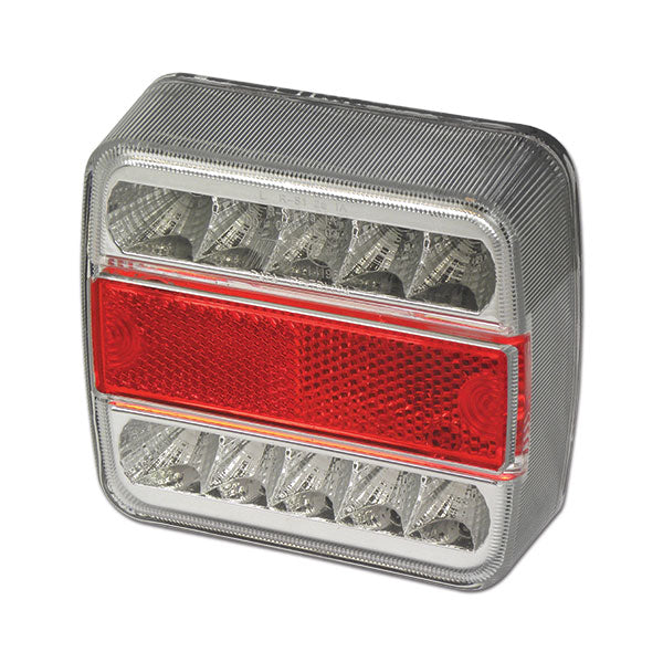 Fanale LED universale con luce targa