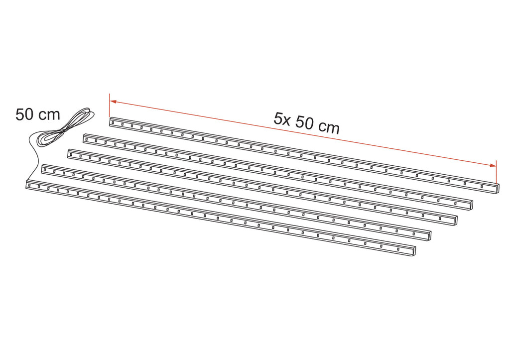 Kit 5 LED esterni Awning Case