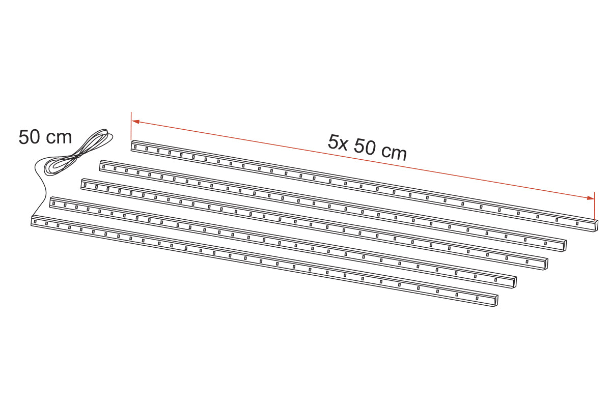 Kit 5 LED esterni Awning Case