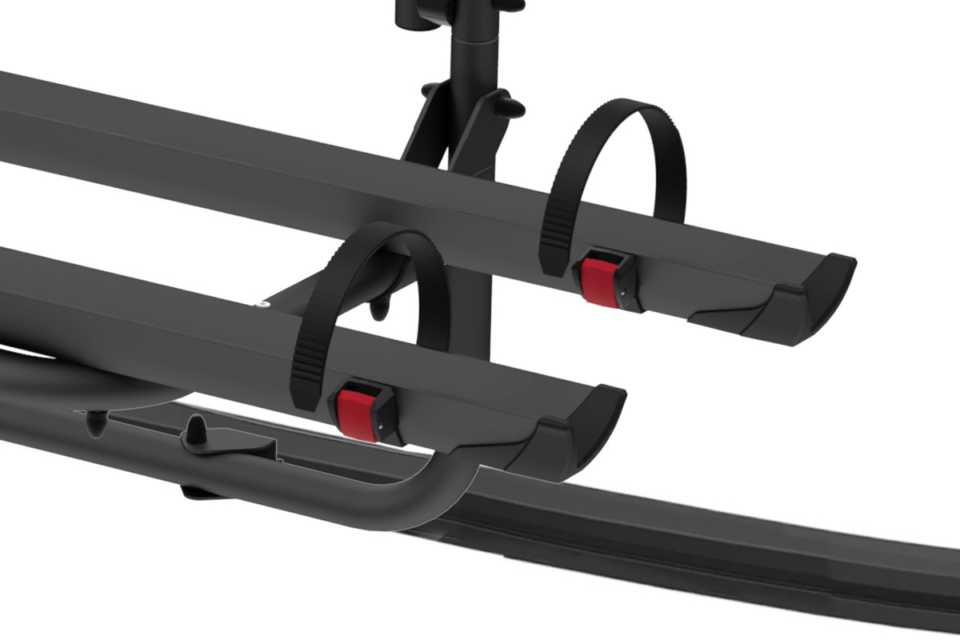 Carry-Bike Ford Custom Deep Black - dettaglio supporti ruote