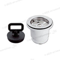 Piletta dritta con tappo • 1" ½