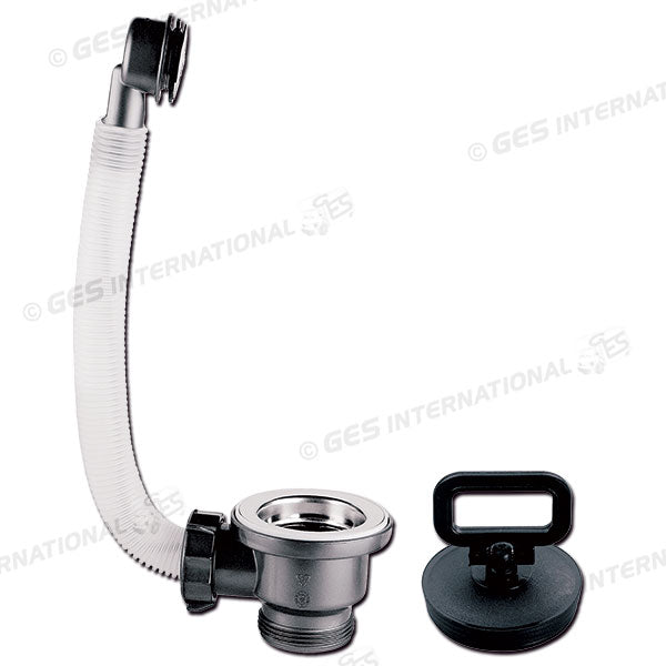 Piletta dritta • 1" ¼ • troppo pieno