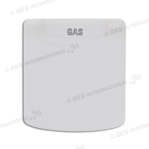 Coperchio bianco per presa esterna gas