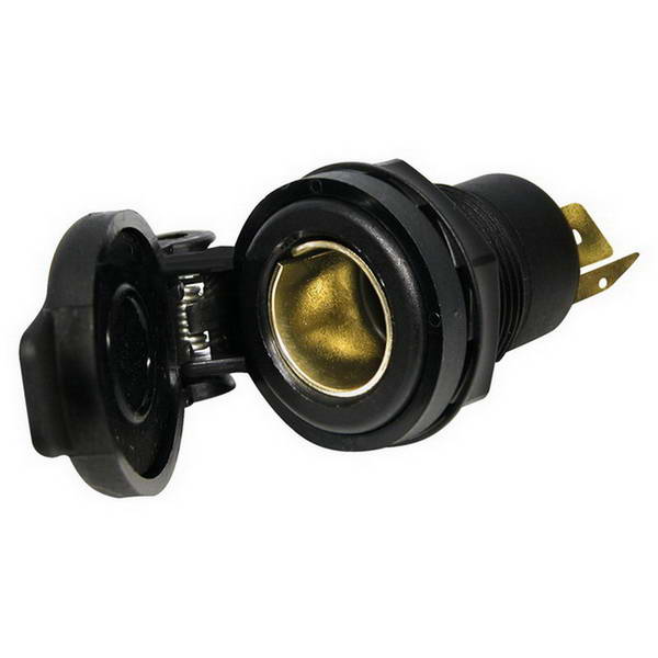 Presa DIN Carpoint 0523406 in plastica con coperchio • 16 A