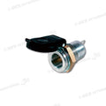 Presa DIN in metallo con coperchio • 12 V / 16 A