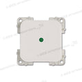 Interruttore con LED • 12 V • verde / bianco