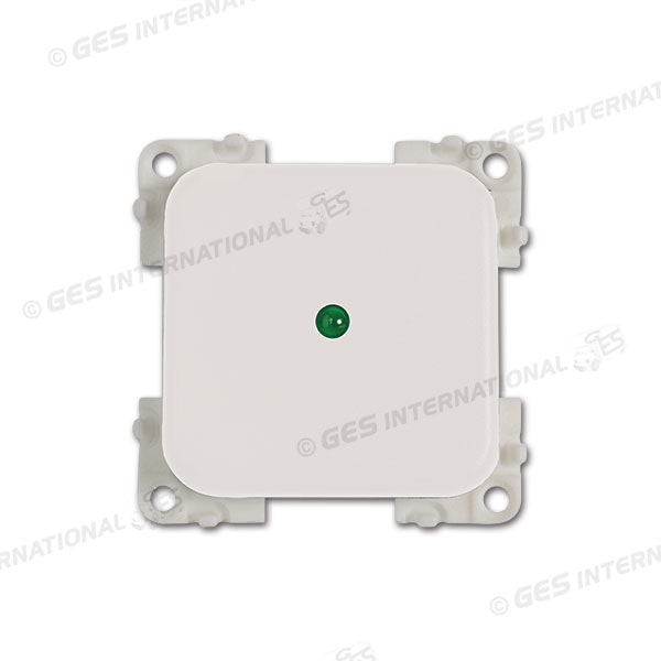 Interruttore con LED • 12 V • verde / bianco