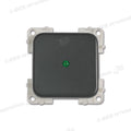 Interruttore con LED • 12 V • verde / grigio