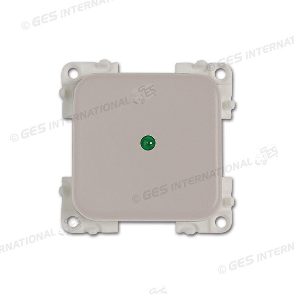 Interruttore con LED • 12 V • verde / grigio chiaro