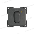 Interruttore con LED • 12 V • giallo / grigio