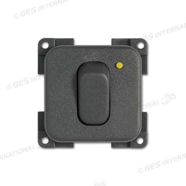 Interruttore con LED • 12 V • giallo / grigio