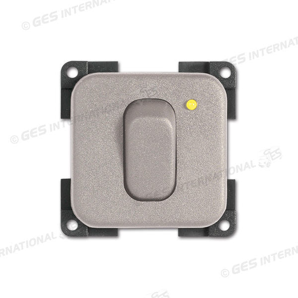Interruttore con LED • 12 V • giallo / grigio chiaro