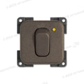 Interruttore con LED • 12 V • giallo / marrone