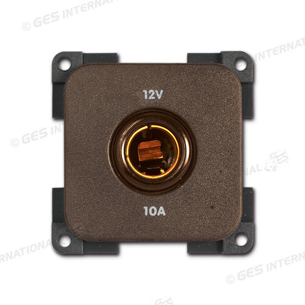 Presa DIN • 12 V • marrone