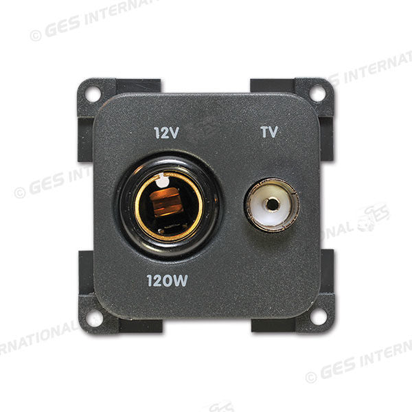 Presa 12 V DIN • TV • grigio