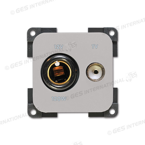 Presa 12 V DIN • TV • grigio chiaro
