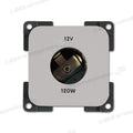 Presa DC • 12 V • grigio chiaro