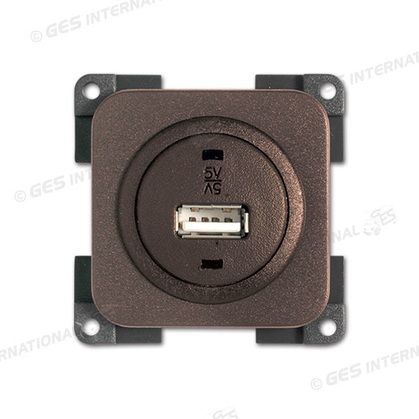 Presa USB • 3 A • marrone