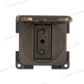 Presa con coperchio • 230 V / 10 A • marrone