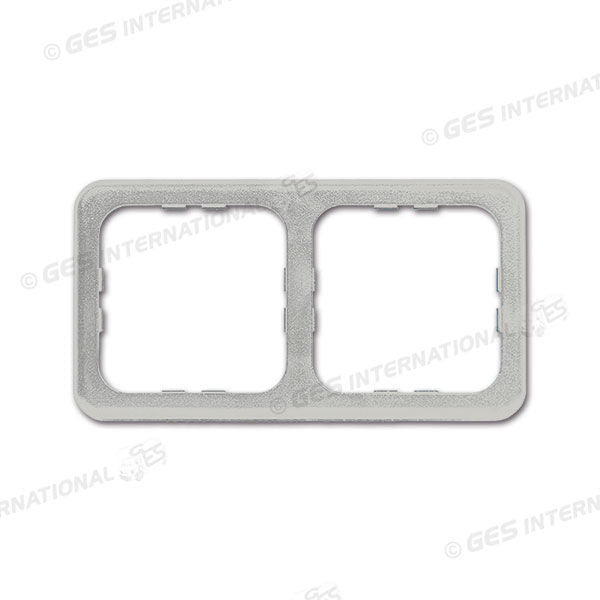 Cornice 2 moduli • grigio chiaro