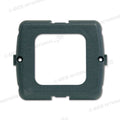 Placca supporto 1 modulo • grigio