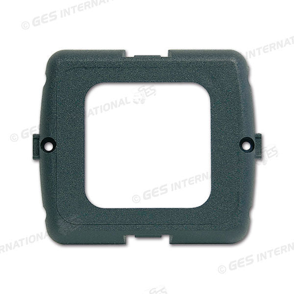 Placca supporto 1 modulo • grigio