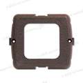 Placca supporto 1 modulo • marrone