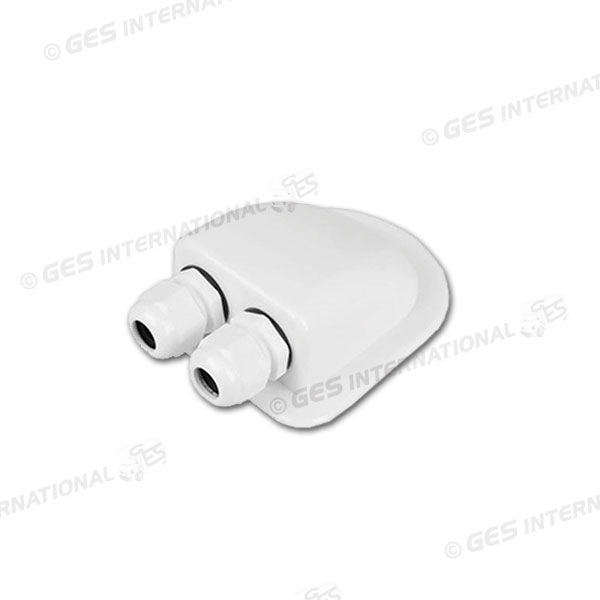 Passatetto a cupolino • Ø 12 mm • bianco