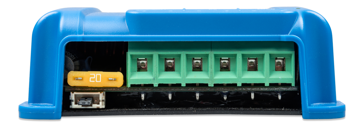 Regolatore MPPT Victron • 75 V / 10 A — vista connessioni