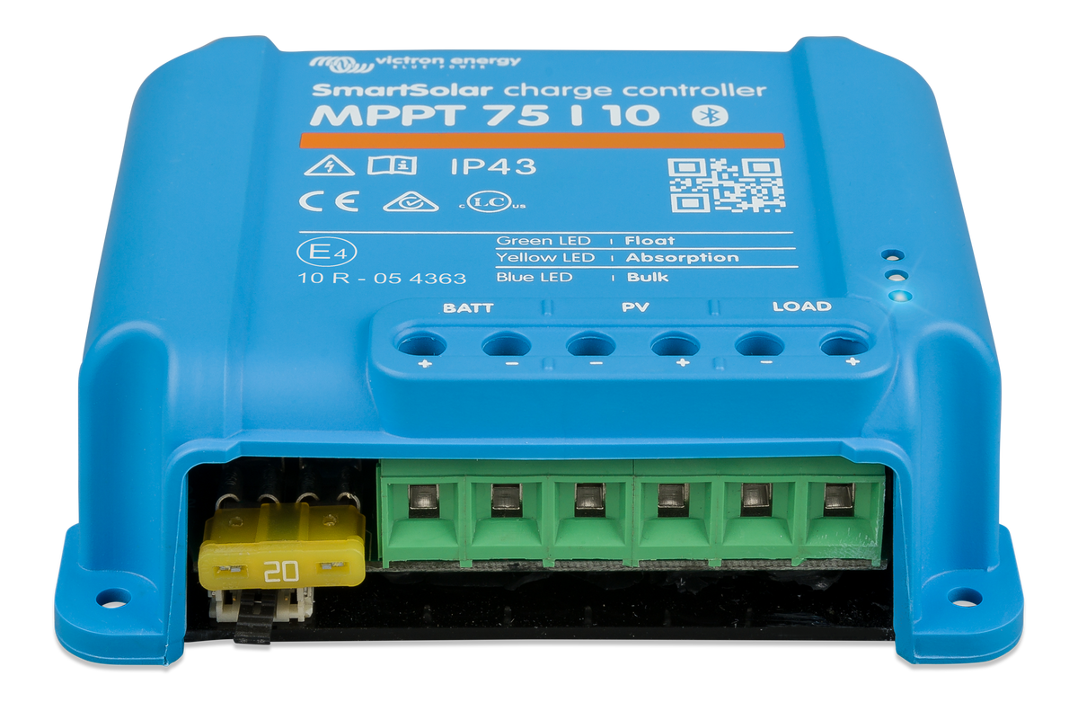 Regolatore MPPT • Bluetooth • 75 V / 10 A