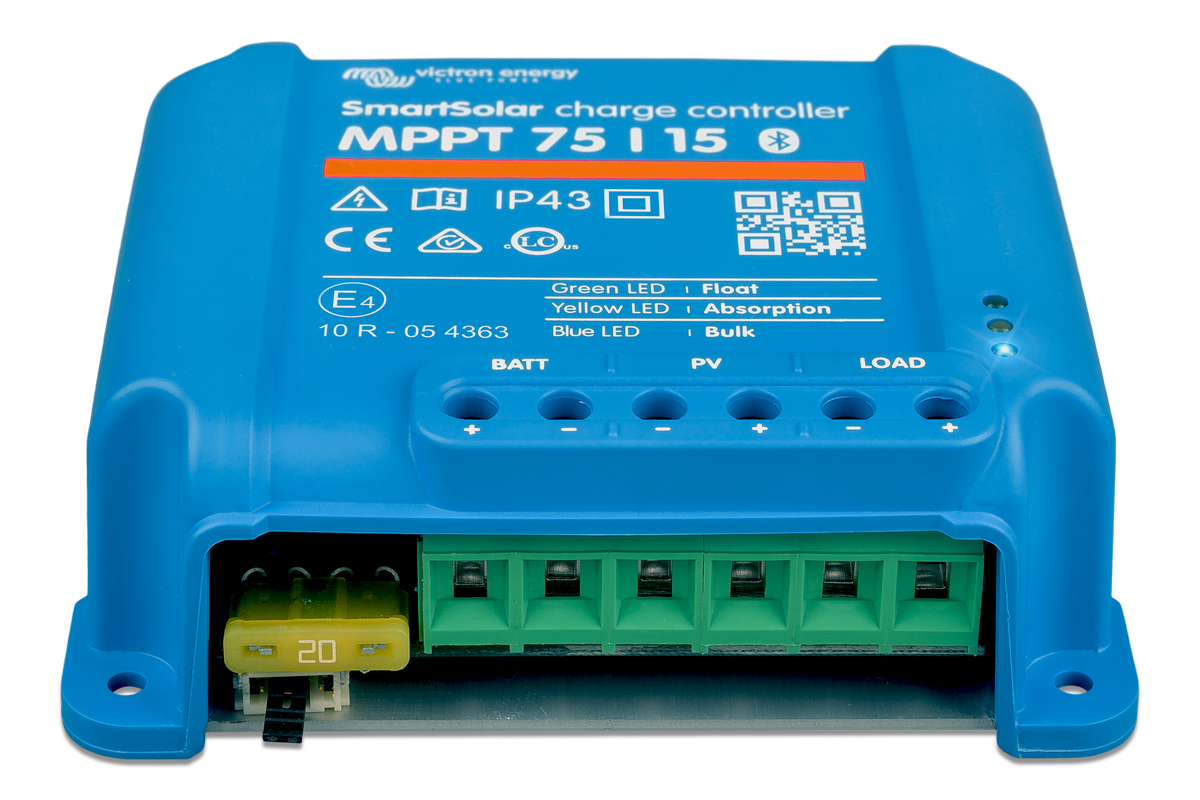 Regolatore MPPT • Bluetooth • 75 V / 15 A