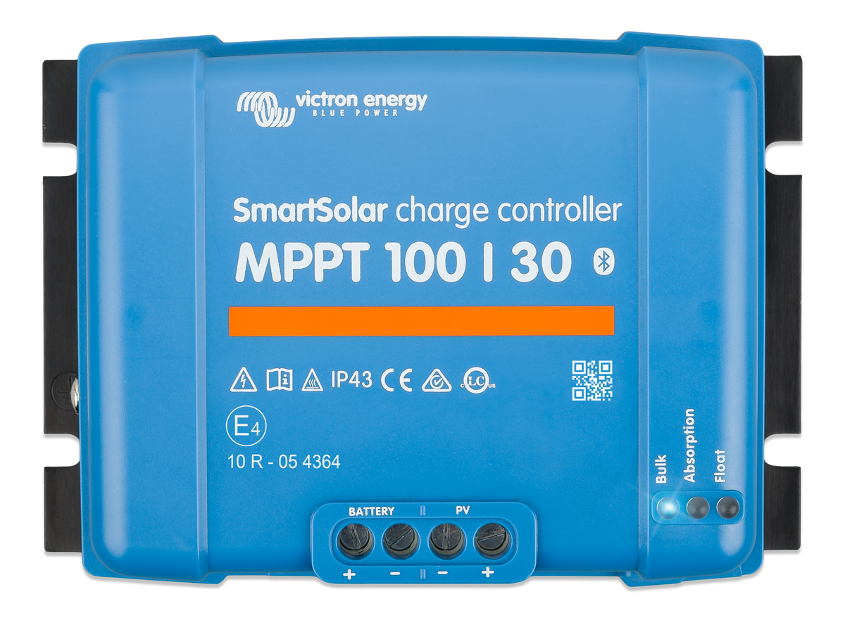 Regolatore MPPT Bluetooth • 100 V / 30 A — vista superiore