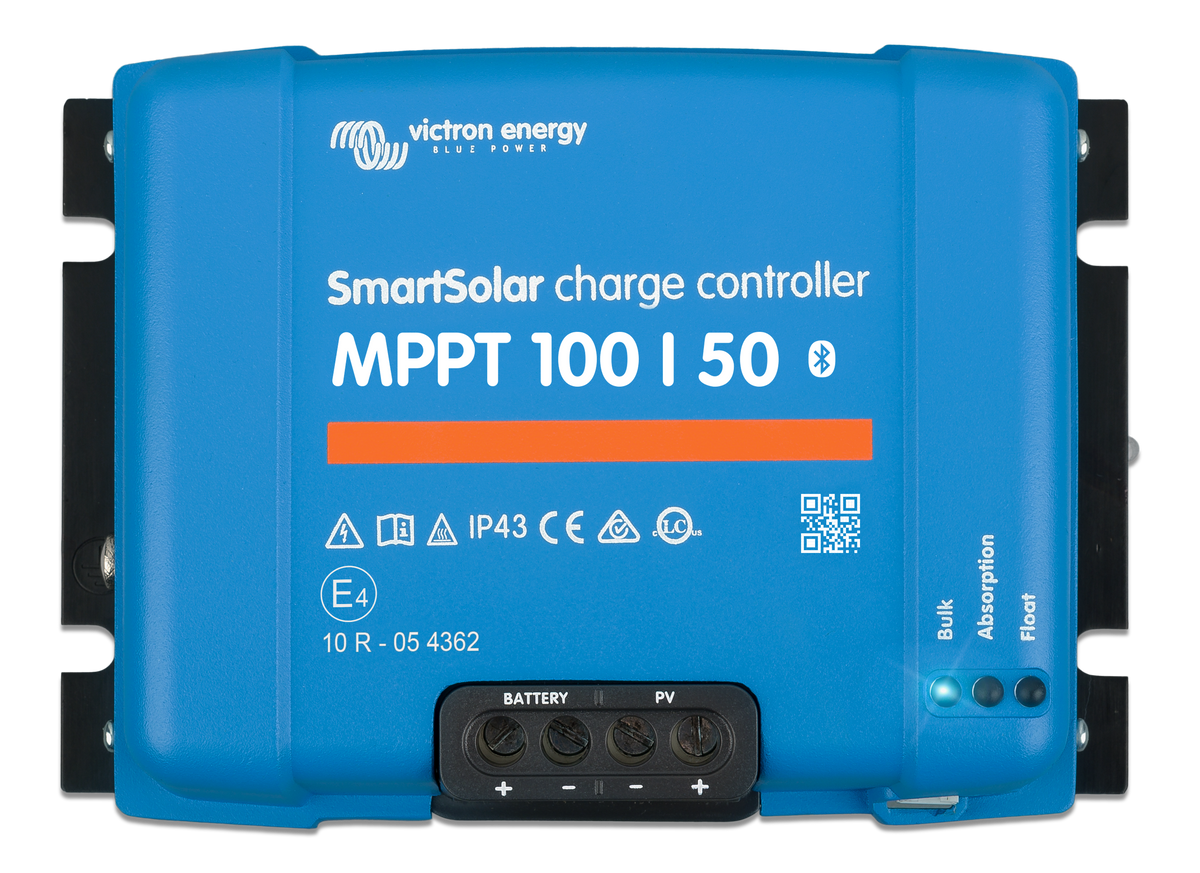 Regolatore MPPT • Bluetooth • 100 V / 50 A — vista superiore