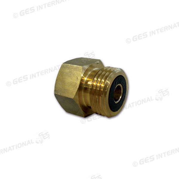 Raccordo gas F Italia/M Germania DIN477