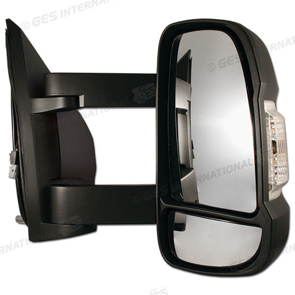 Retrovisore completo X250/290 con braccio • destro • 20 cm