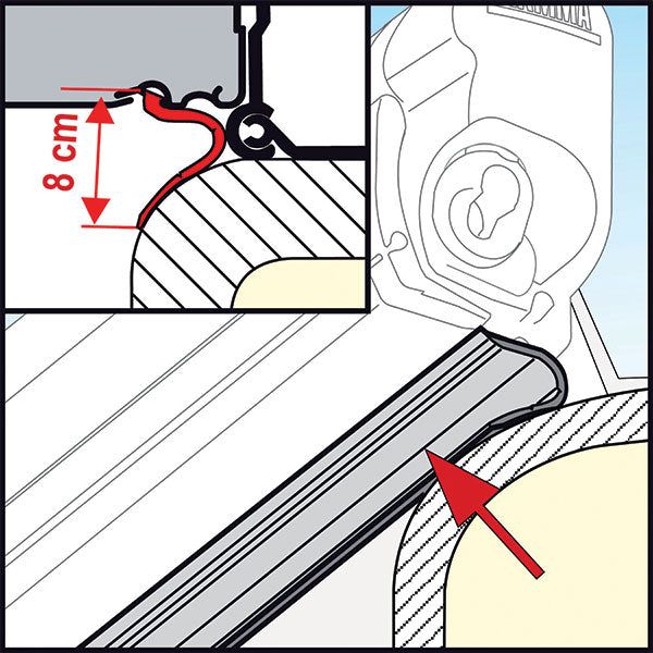 Kit Rain Guard Lower • 550 cm
