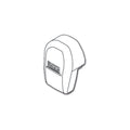 Cuffia sinistra ZIP / F45 S Ti • Polar White • senza arganello