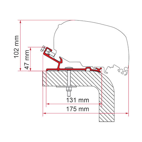 Adapter Hymer 450