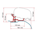 Kit staffe F80S per Ducato/Jumper/Boxer '06