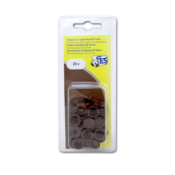 Coprivite con tappo Ø 13 • 20 pz • marrone